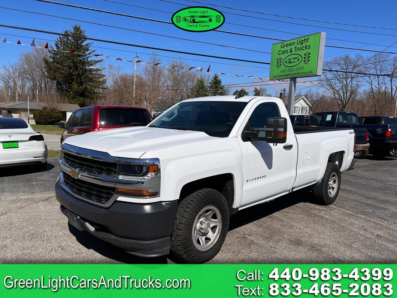 2017 Chevrolet Silverado 1500 4WD Reg Cab 133.0" Work Truck