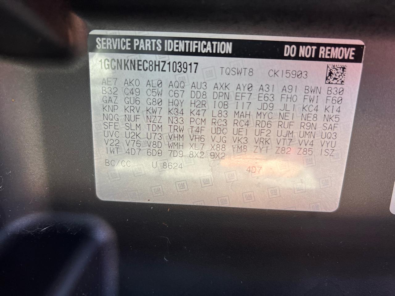 Chevrolet Silverado 1500 4WD Reg Cab 133.0" Work Truck 2017