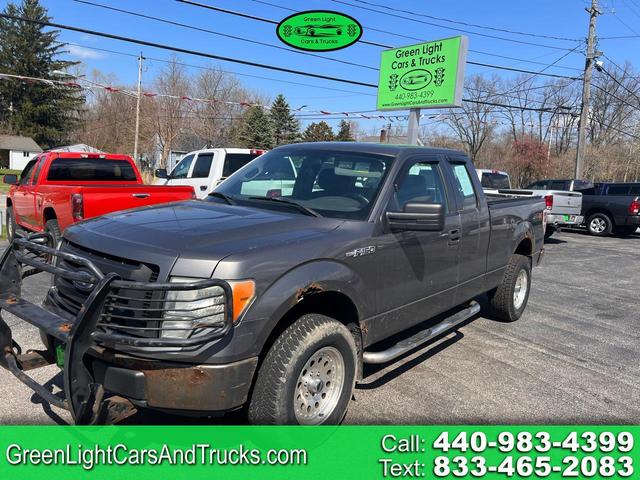 Gray 2011 Ford F-150 XLT SuperCab 4WD Pickup Truck Four-Wheel Drive Automatic