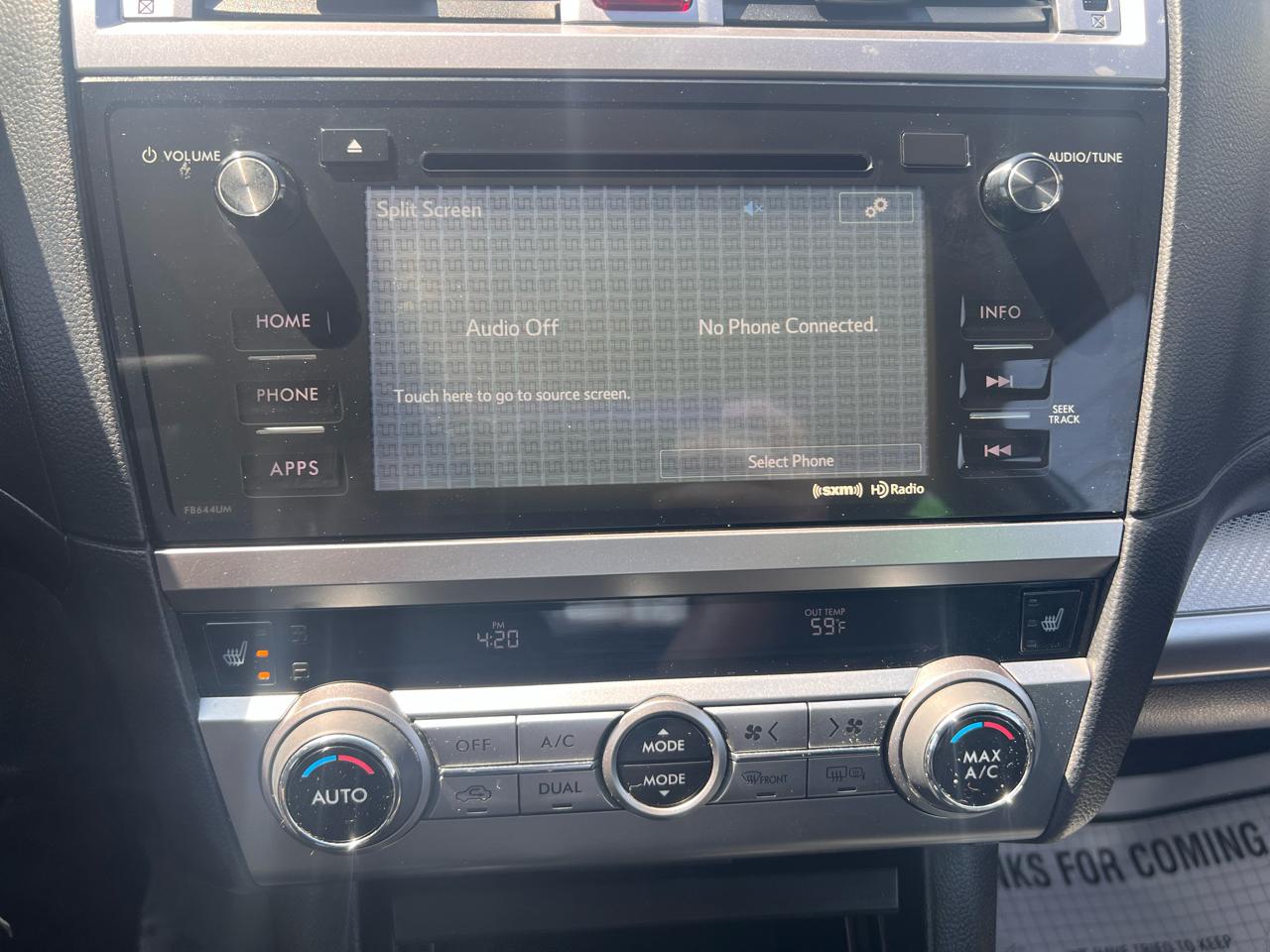 Subaru Legacy 4dr Sdn 2.5i Premium 2015