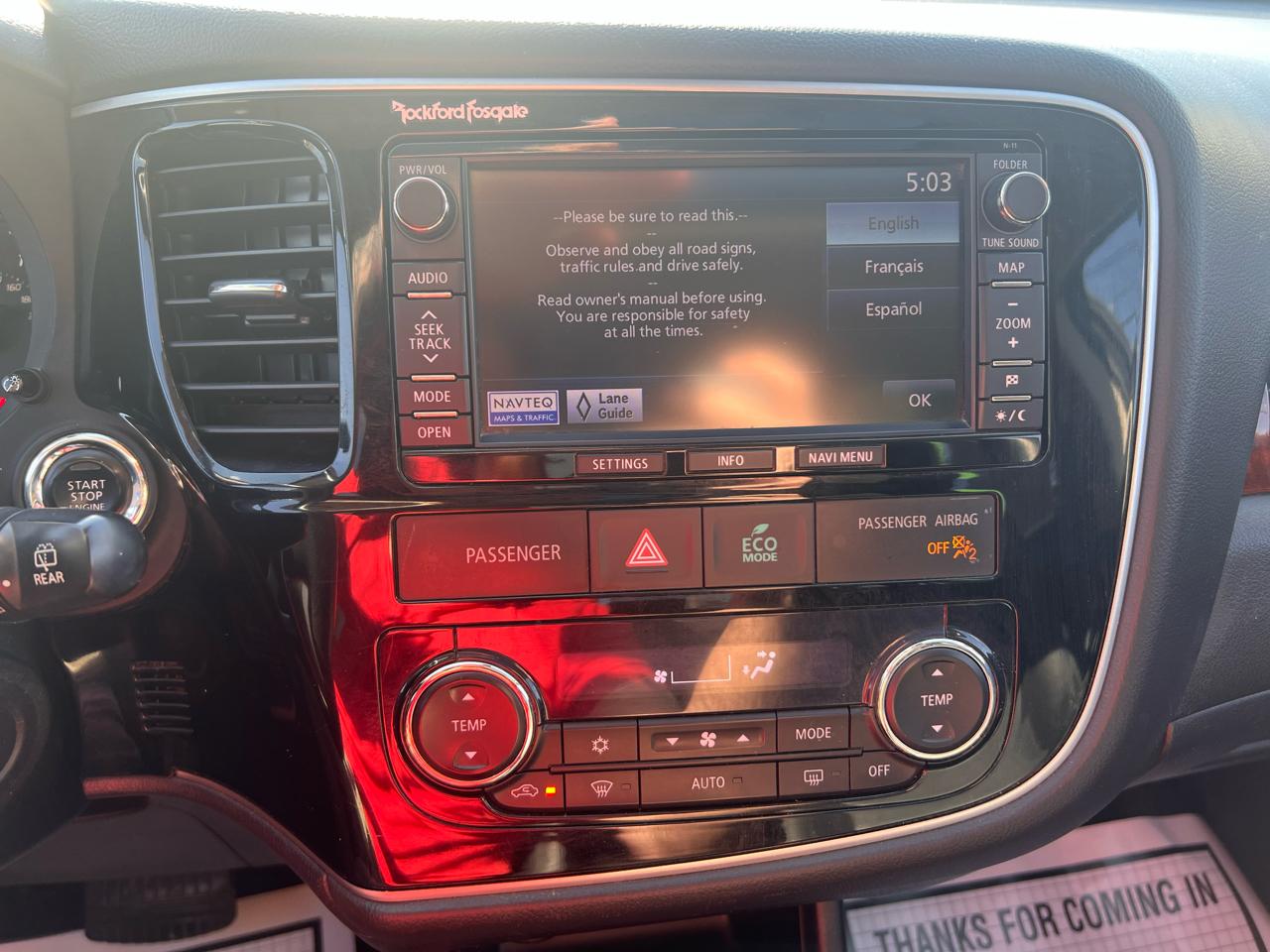 Mitsubishi Outlander 4WD 4dr GT 2014