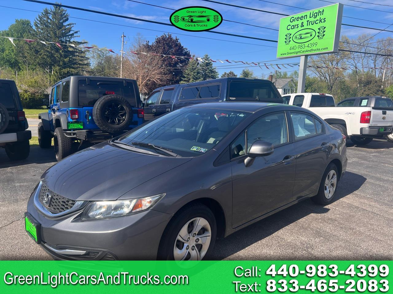 Honda Civic Sdn 4dr Auto LX 2013