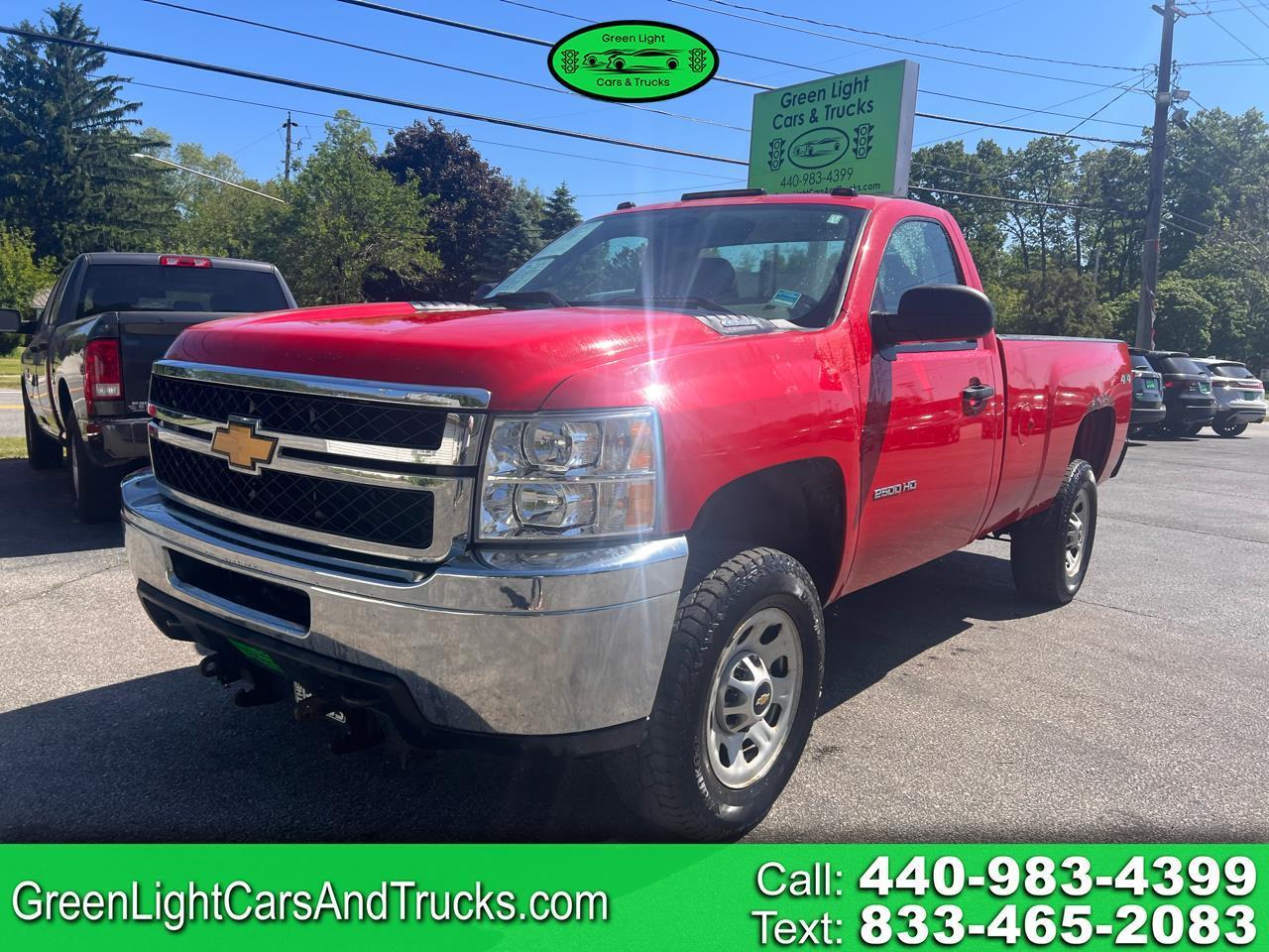 2013 Chevrolet Silverado 2500HD 4WD Reg Cab 133.7" Work Truck