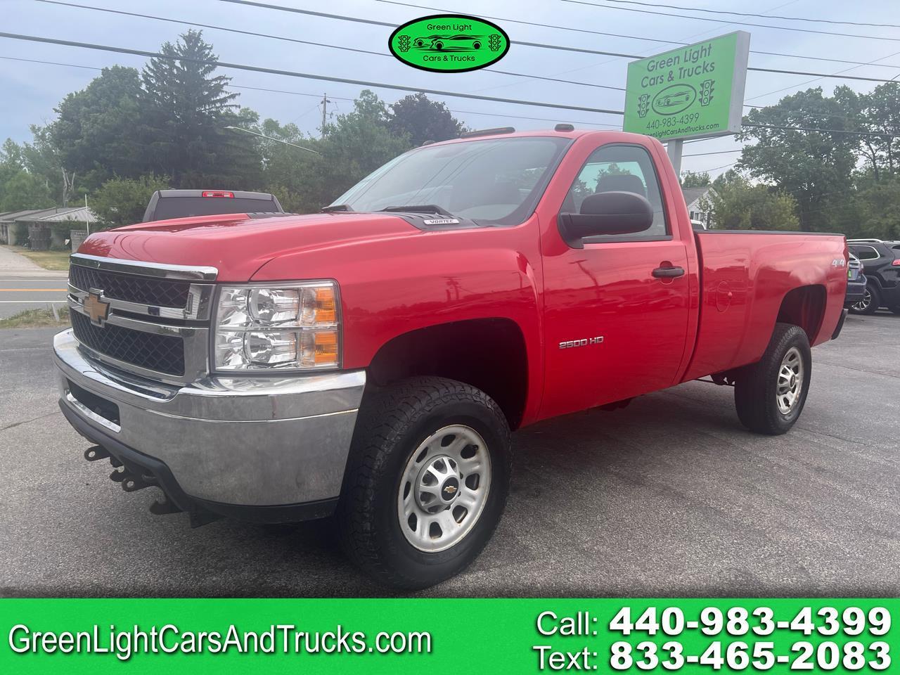2013 Chevrolet Silverado 2500HD 4WD Reg Cab 133.7" Work Truck