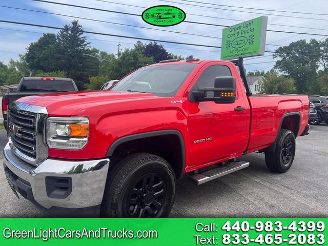 Red 2016 GMC Sierra 2500HD Pickup Truck Four-Wheel Drive Automatic