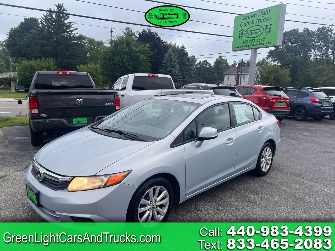 2012 Honda Civic Sdn 4dr Auto EX