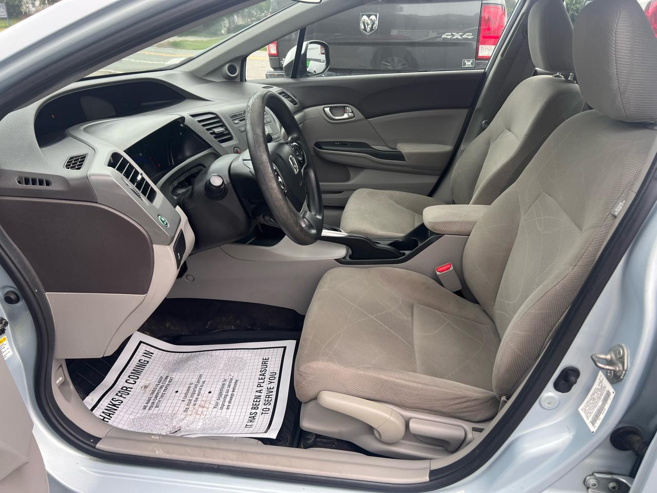 Honda Civic Sdn 4dr Auto EX 2012