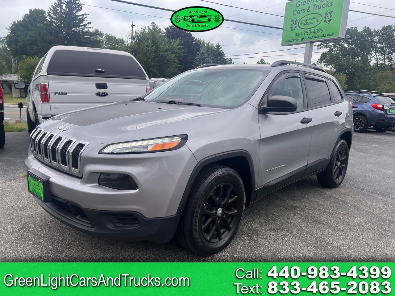 2016 Jeep Cherokee 4WD 4dr Sport