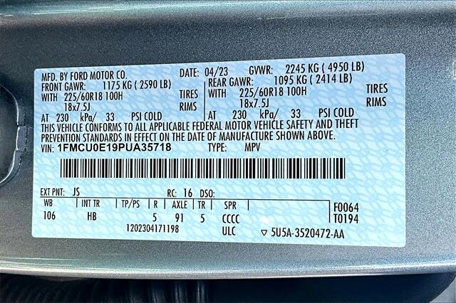 Ford Escape PHEV FWD 2023