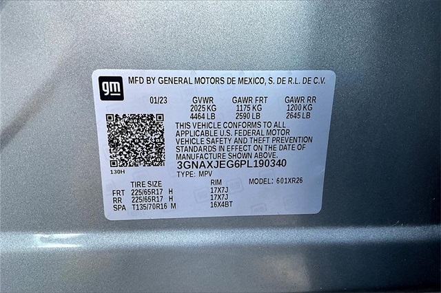 Chevrolet Equinox FWD 4dr LT w/2FL 2023