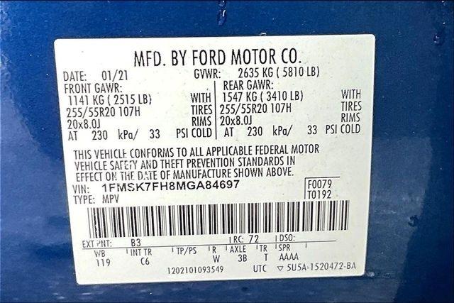 Ford Explorer Limited RWD 2021