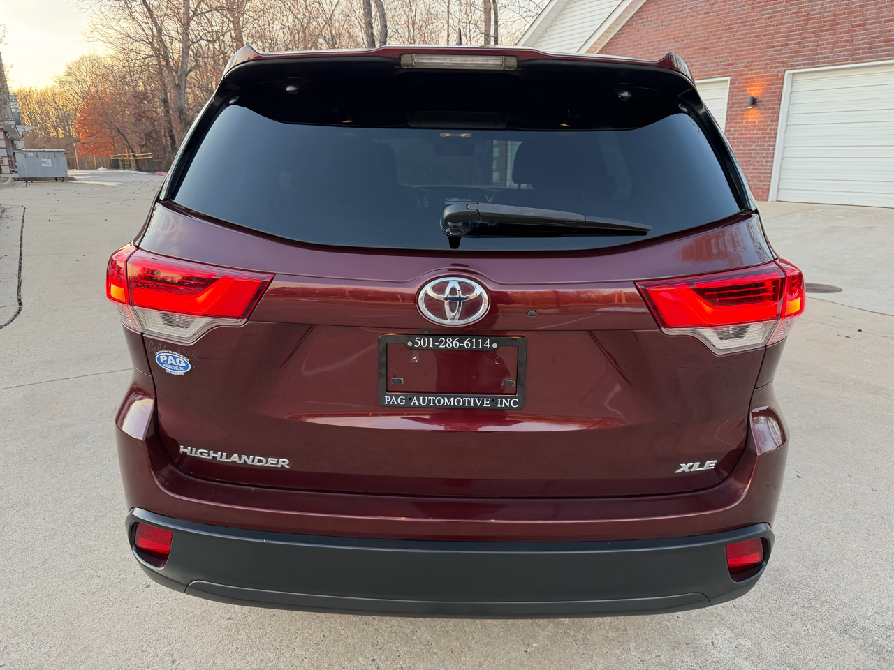 Toyota Highlander XLE FWD V6 2018