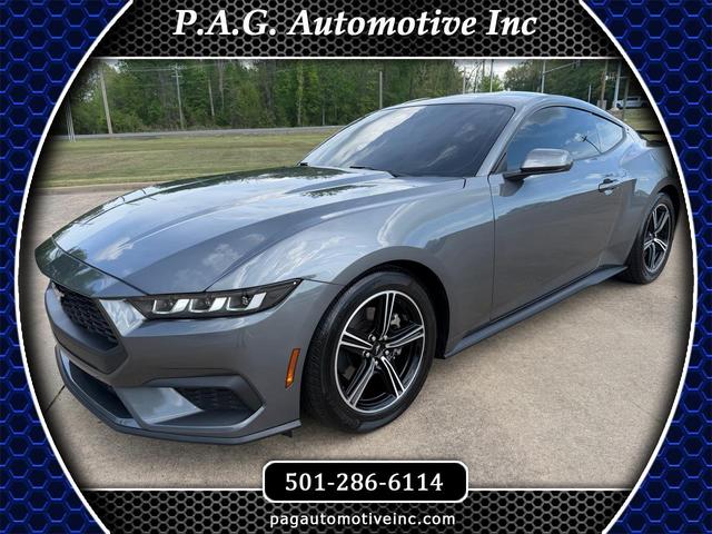 Gray 2024 Ford Mustang EcoBoost Fastback RWD Coupe Rear-Wheel Drive Automatic
