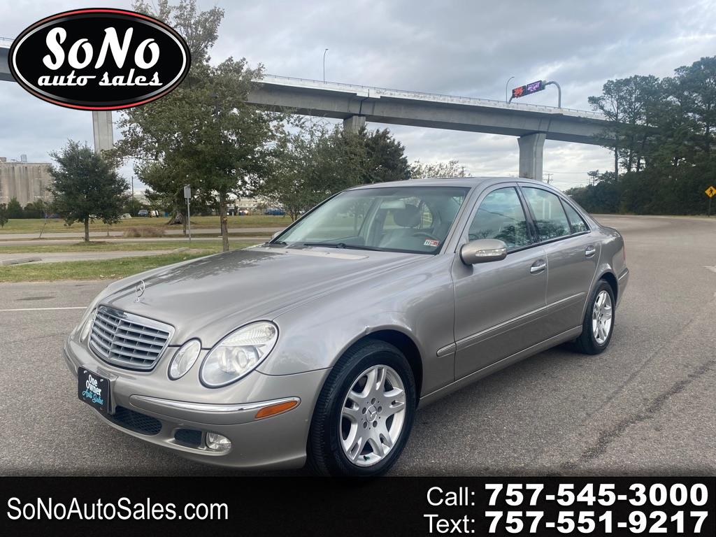 Used 2004 MercedesBenz EClass ONE OWNER for Sale in Chesapeake VA 23324 SoNo Auto Sales Inc.