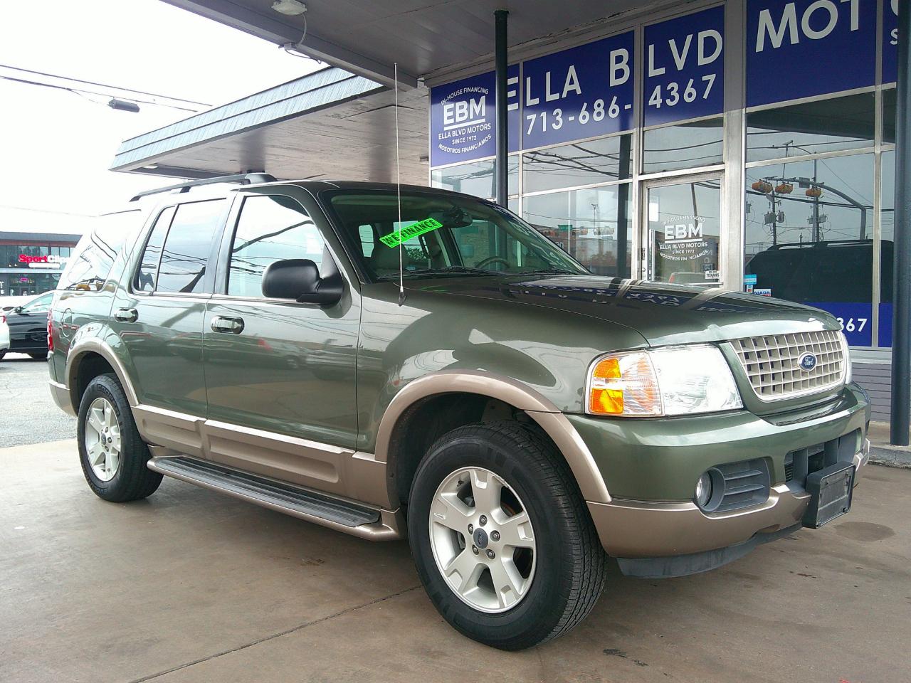 Ford Explorer 4dr 114" WB 4.0L Eddie Bauer 2003