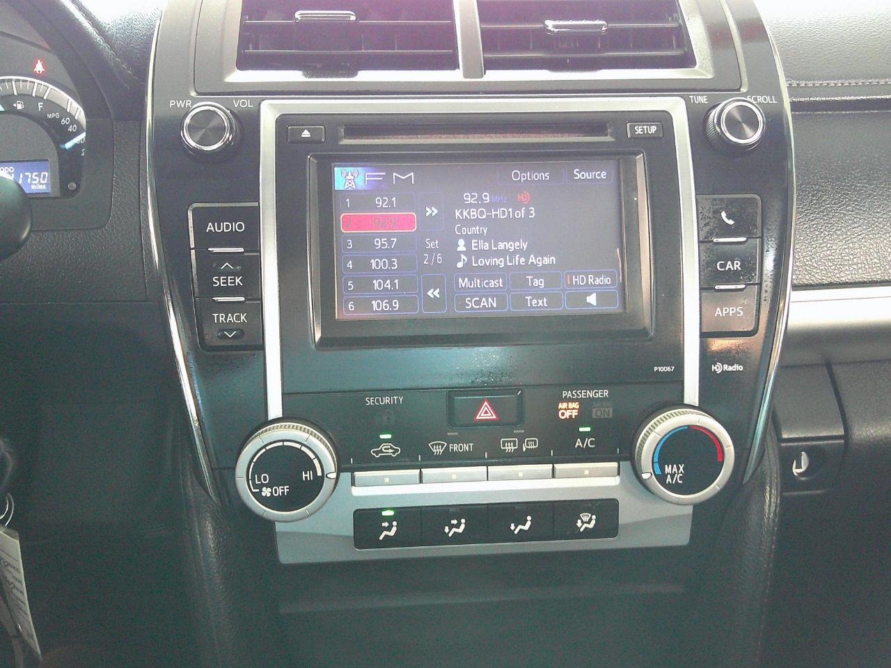 Toyota Camry 4dr Sdn I4 Auto SE Sport Limited Edition (Natl) 2012