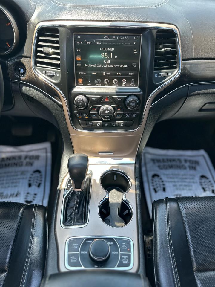 Jeep Grand Cherokee Overland 4WD 2017
