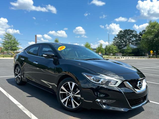 Black 2016 Nissan Maxima Sedan Front-Wheel Drive