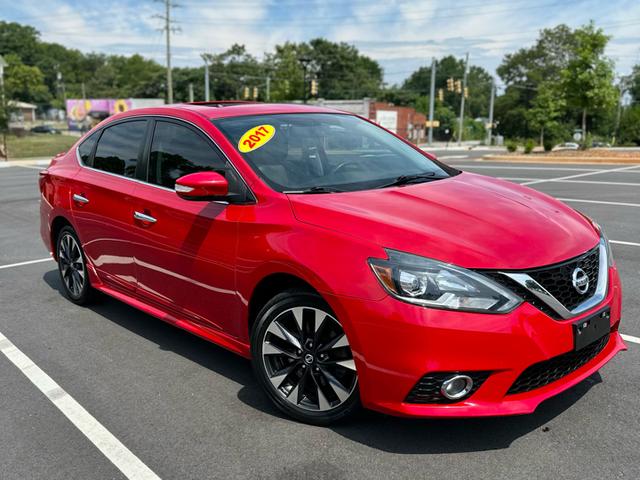 Red 2017 Nissan Sentra Sedan Front-Wheel Drive