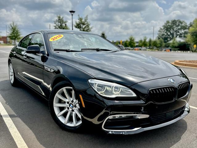 Black 2018 BMW 6 Series Sedan Rear-Wheel Drive