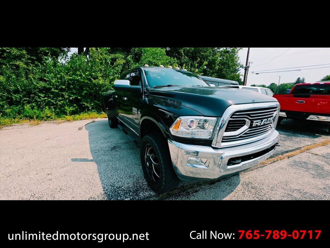 2018 RAM 3500 Limited 4x4 Mega Cab 6'4" Box