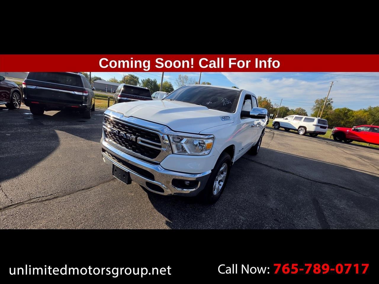 2023 RAM 1500 Big Horn 4x4 Quad Cab 6'4" Box