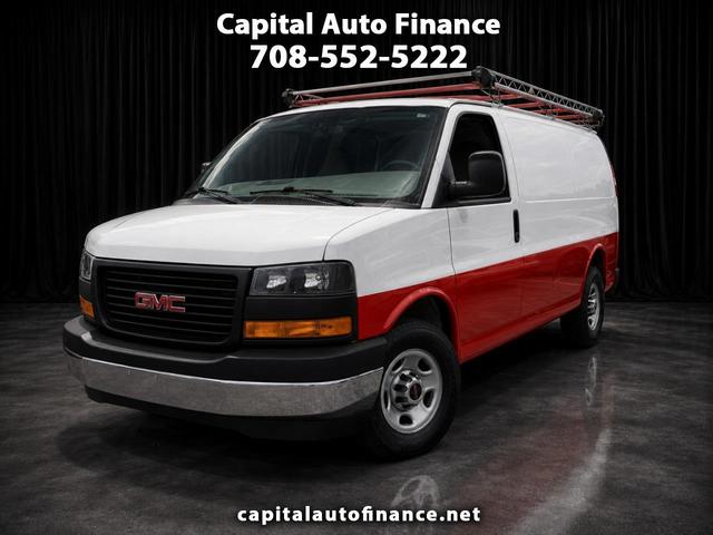 White 2018 GMC Savana Cargo Van Rear-Wheel Drive