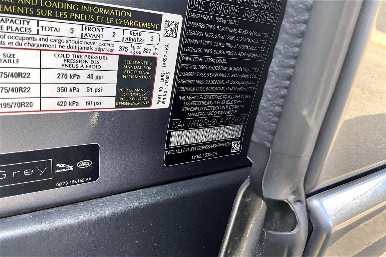 Land Rover Range Rover Sport P525 HSE 2020