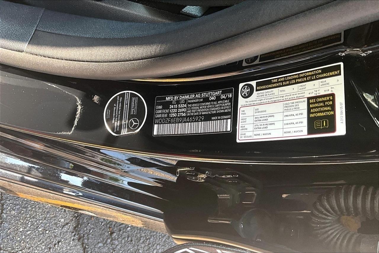Mercedes-Benz E-Class AMG E 43 4MATIC 2018