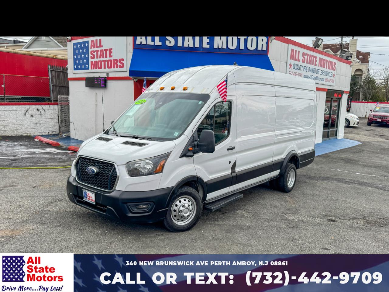 2022 Ford Transit Cargo Van T-350 HD 148" EL Hi Rf 10360 GVWR DRW RWD