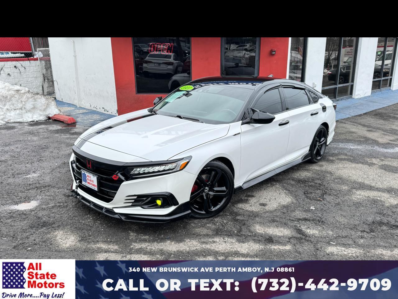 2021 Honda Accord Sedan Sport SE 1.5T CVT