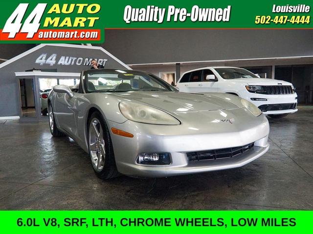 Silver 2007 Chevrolet Corvette Convertible Rear-Wheel Drive 6-Speed Automatic