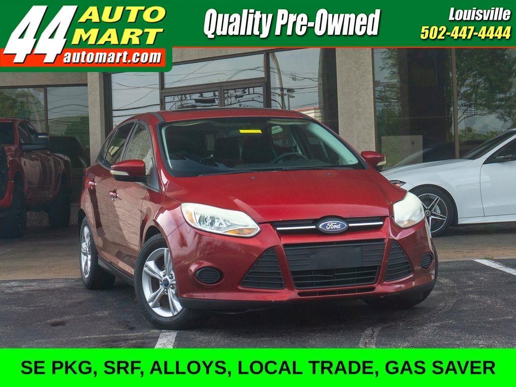 Red 2013 Ford Focus Hatchback Front-Wheel Drive 6-Speed Automatic