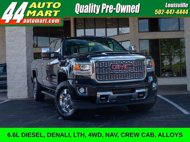 Black 2018 GMC Sierra 3500HD Pickup Truck Four-Wheel Drive 6-Speed Automatic