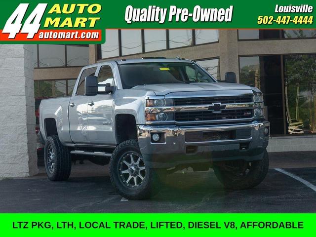 Silver 2015 Chevrolet Silverado 2500HD Pickup Truck Four-Wheel Drive 6-Speed Automatic