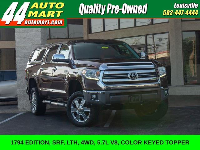 Sunset Bronze Mica 2016 Toyota Tundra Pickup Truck Four-Wheel Drive 6-Speed Automatic Overdrive