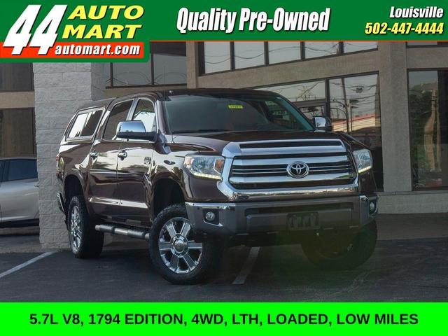 Brown 2016 Toyota Tundra Pickup Truck Four-Wheel Drive 6-Speed Automatic