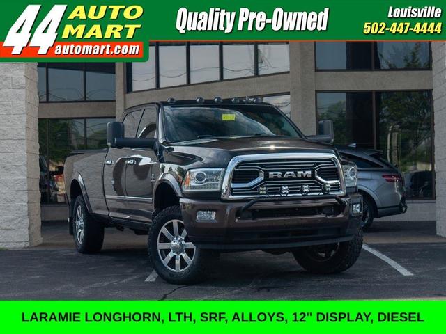 Black 2018 RAM 3500 Pickup Truck Four-Wheel Drive 6-Speed Automatic
