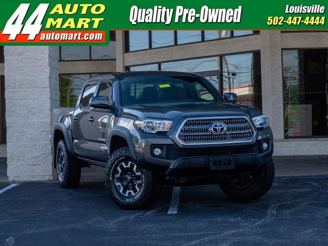 Gray 2017 Toyota Tacoma Pickup Truck Four-Wheel Drive 6-Speed Manual