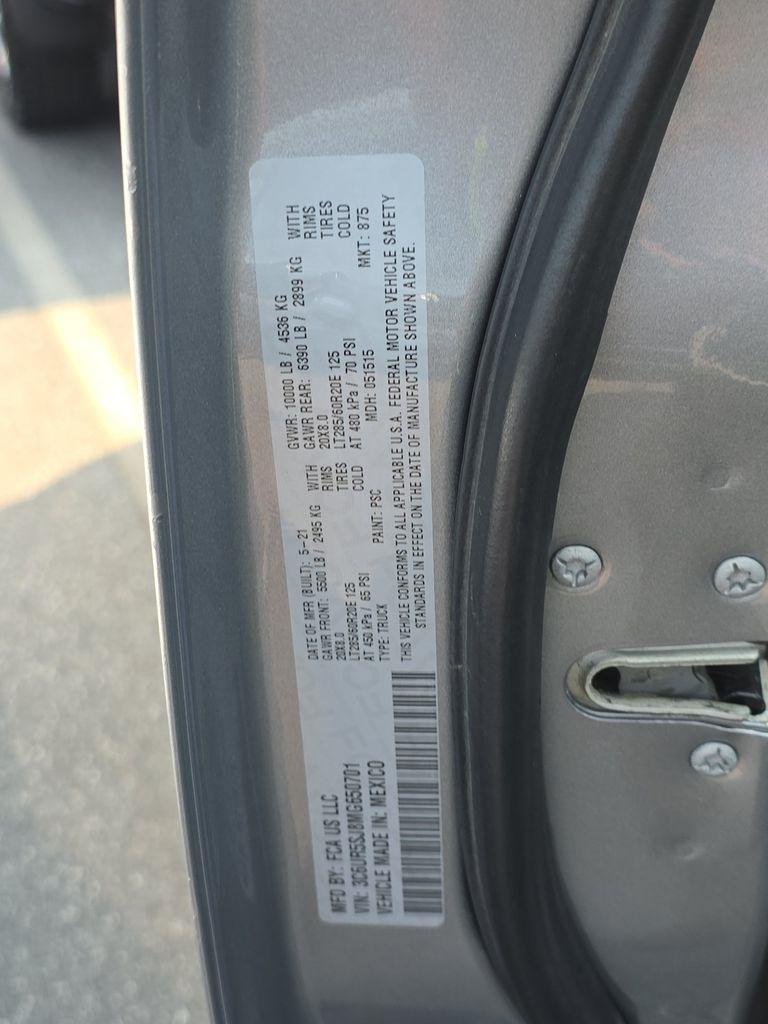 RAM 2500  2021