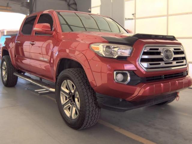 Red 2018 Toyota Tacoma Pickup Truck Four-Wheel Drive 6-Speed Automatic