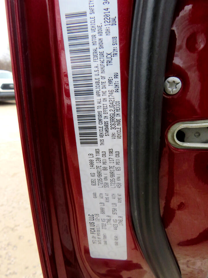 Dodge Ram 3500 Crew Cab 4WD DRW 2018