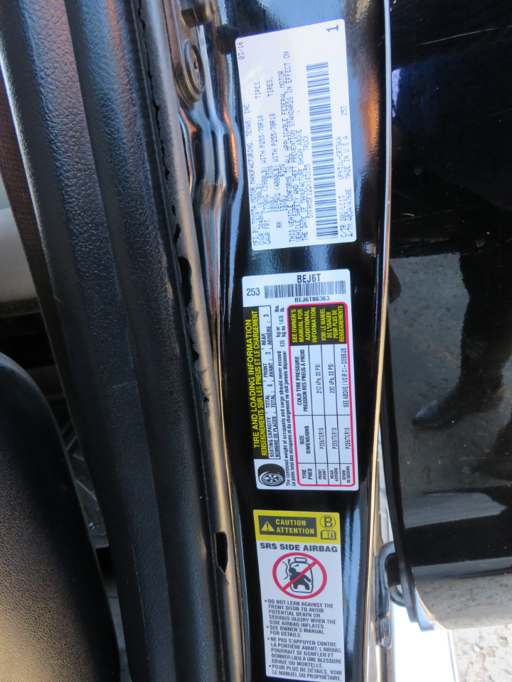 Toyota Tundra SR5 4.6L V8 Double Cab 2WD 2016