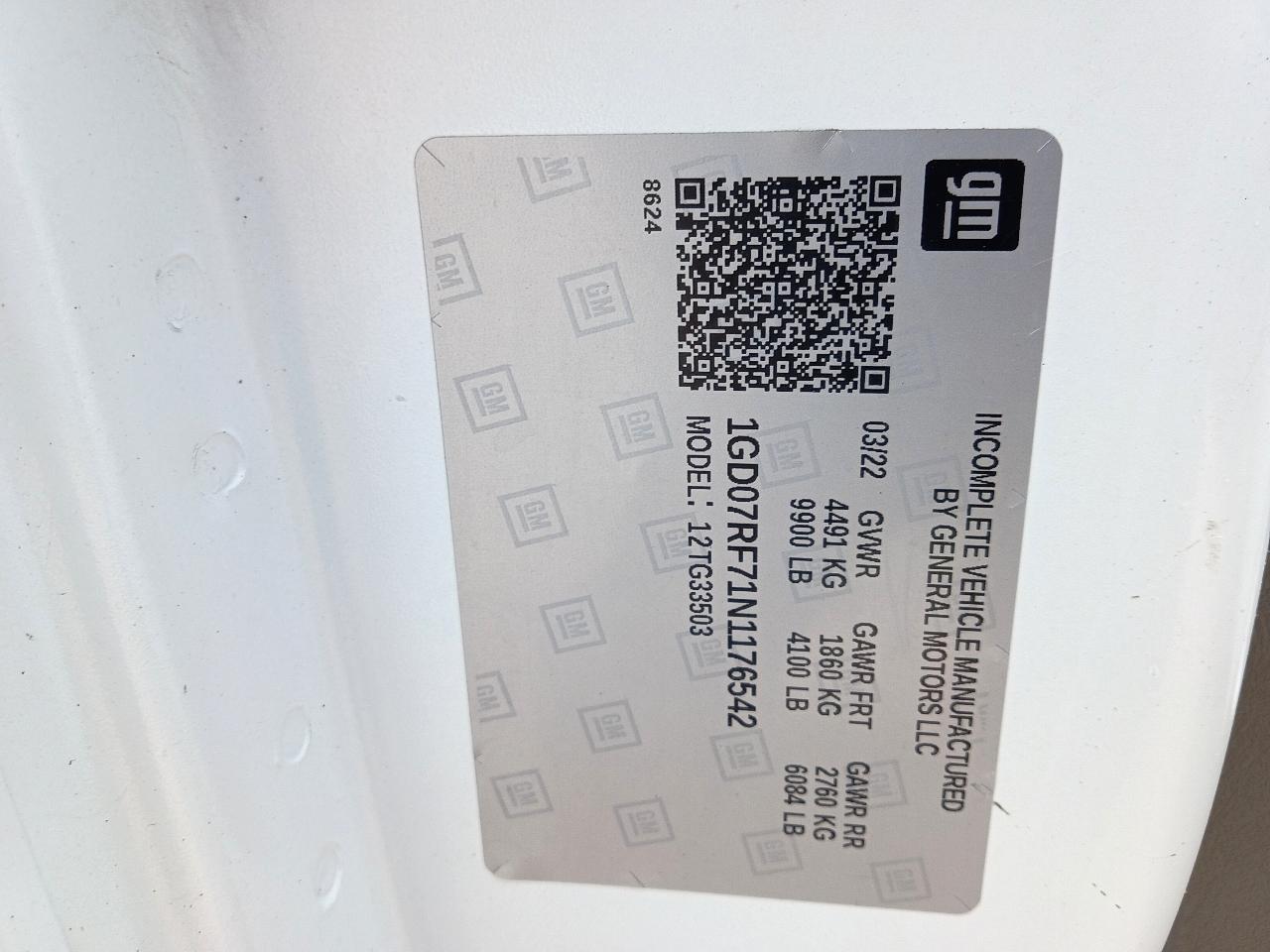 GMC Savana G3500 139 in. 2022