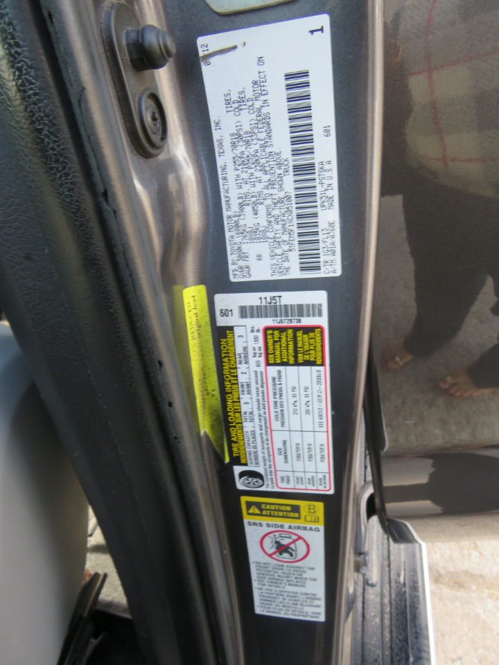 Toyota Tundra 2WD 2012