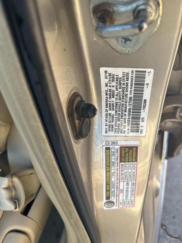 Honda Civic LX Sedan AT 2006