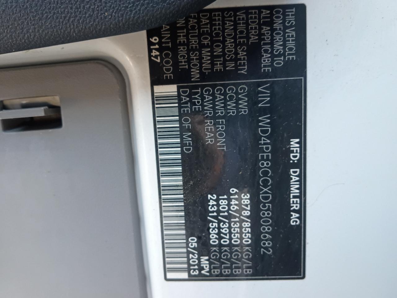 Mercedes-Benz Sprinter  2013