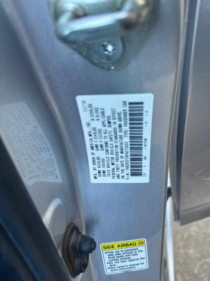 Honda Accord LX Sedan CVT 2015