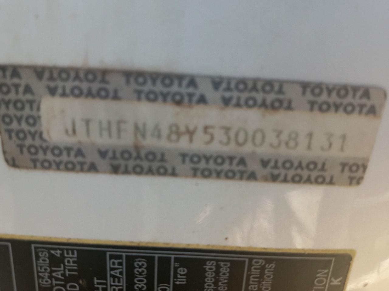 Lexus SC 430 Convertible 2003