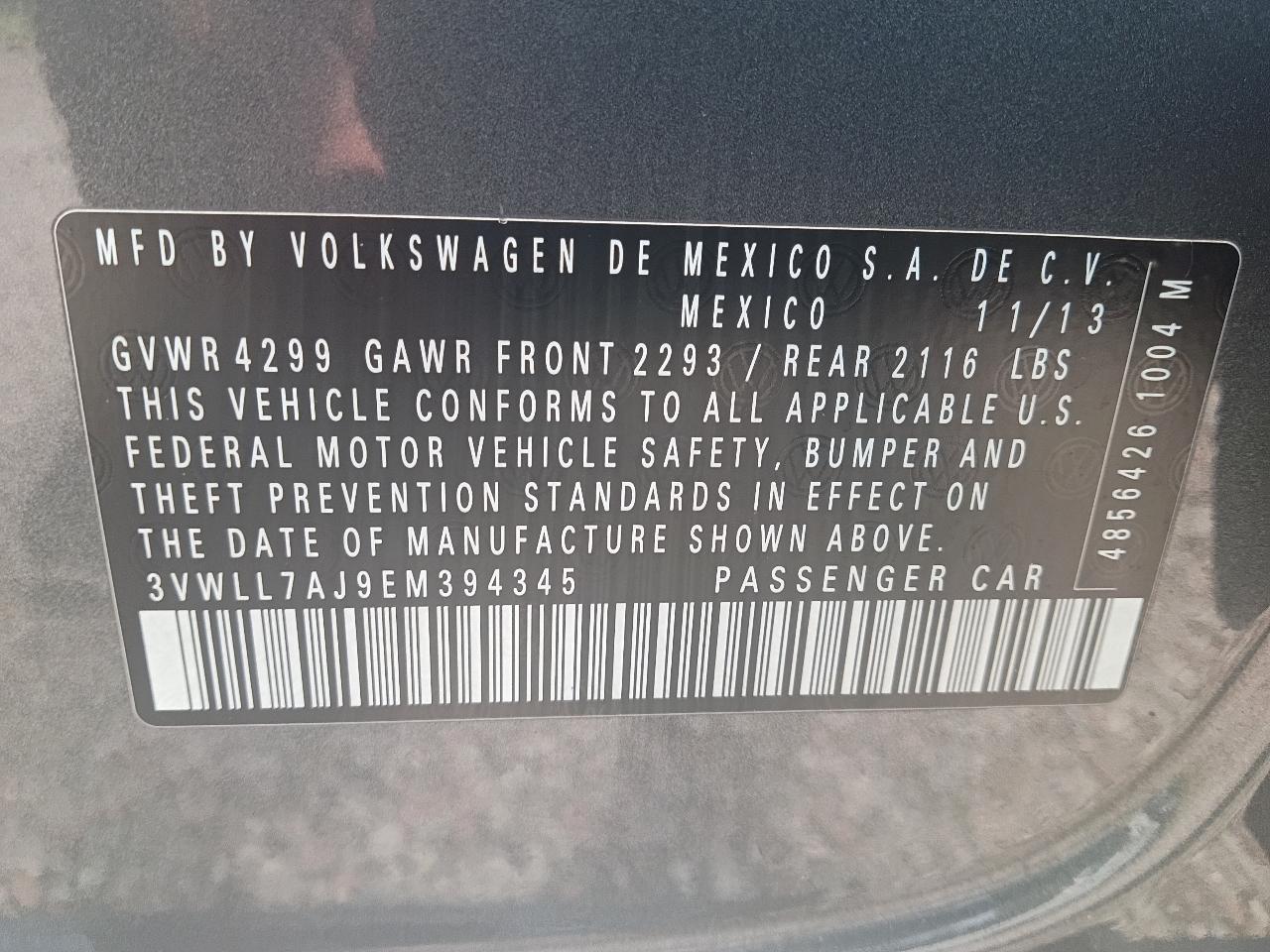 Volkswagen Jetta TDi 2014